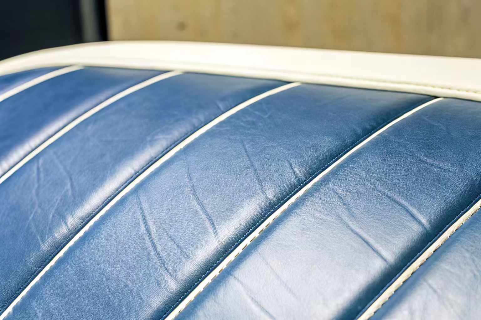 Eco-Friendly Makeup Bag Materials for 2026 A close-up shot of luxurious, textured, plant-based leather material